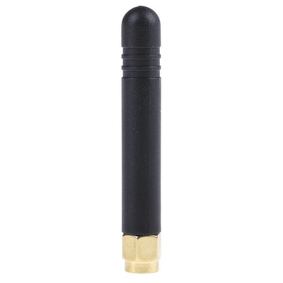 RF Solutions ANT-GHEL2-SMA Stubby Omnidirectional Antenna with SMA Connector, 2G (GSM/GPRS)