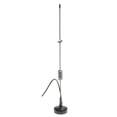 Siretta MIKE2A/5M/LL1/SMAM/S/S/26 Whip Multiband Antenna with SMA Connector, 2G (GSM/GPRS), 3G (UTMS), 4G, 4G (LTE