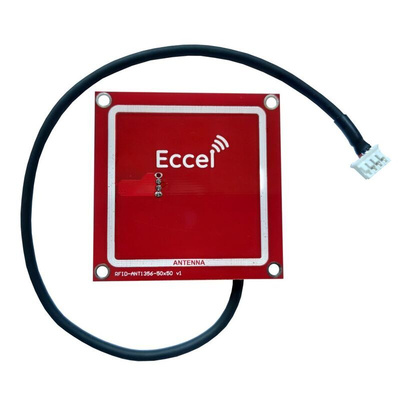 Eccel Technology Ltd Mux ANT 1356-50x50-300 Square Antenna, High Frequency RFID