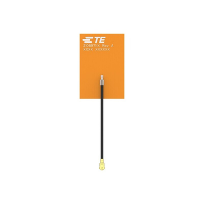 TE Connectivity 2108971-6 FPC Omnidirectional Antenna with MHF4L Connector, Ultra Wideband (UWB)