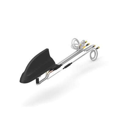 TE Connectivity L000423-10 Shark Fin Multi-Band Antenna with SMA Connector, 4G, 4G (LTE), 5G (LTE), Bluetooth (BLE),