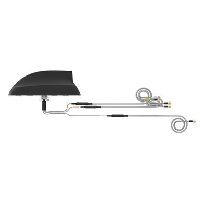TE Connectivity L000423-10 Shark Fin Multi-Band Antenna with SMA Connector, 4G, 4G (LTE), 5G (LTE), Bluetooth (BLE),