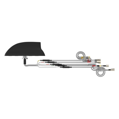 TE Connectivity L000423-12 Shark Fin Multi-Band Antenna with SMA Connector, 4G, 4G (LTE), 5G (LTE), Bluetooth (BLE),
