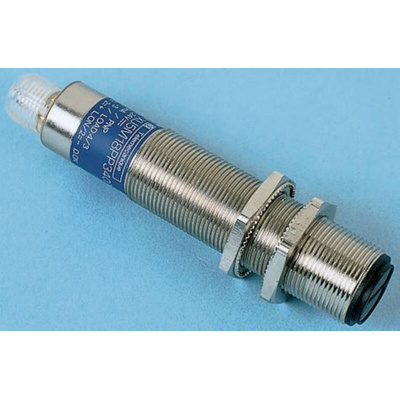 Telemecanique Sensors Diffuse Photoelectric Sensor, Barrel Sensor, 120 mm Detection Range