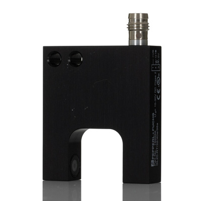 Pepperl + Fuchs Through Beam Photoelectric Sensor, Fork Sensor, 20 mm Detection Range