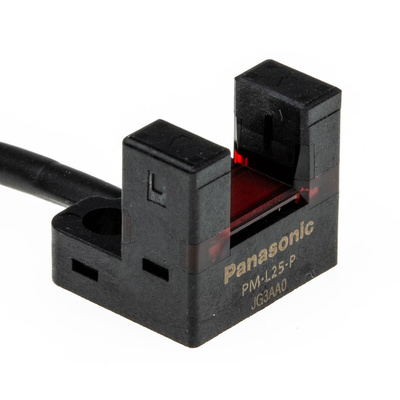 Panasonic Through Beam Photoelectric Sensor, Fork Sensor, 6 mm Detection Range