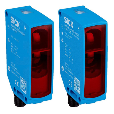 Sick Through Beam Photoelectric Sensor, Block Sensor, 0 → 60 m Detection Range