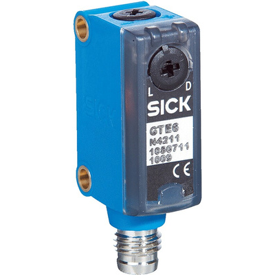 Sick Diffuse Photoelectric Sensor, Block Sensor, 300 mm Detection Range
