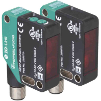 Pepperl + Fuchs Through Beam Photoelectric Sensor, Block Sensor, 25 m Detection Range