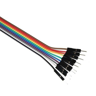 4110-40, 200mm Jumper Wire Breadboard Jumper Wire in Black, Blue, Red, White, Yellow