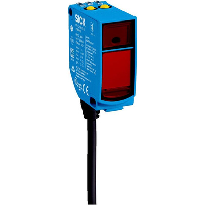 Sick Background Suppression Photoelectric Sensor, Block Sensor, 50 mm → 2.5 m Detection Range