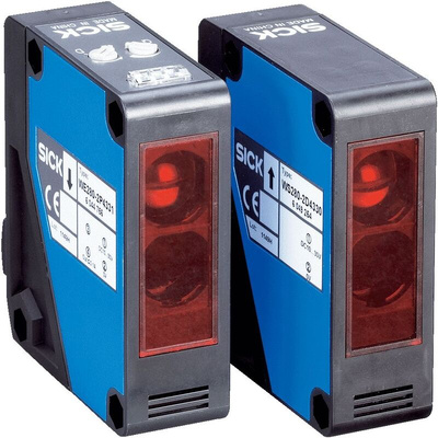 Sick Through Beam Photoelectric Sensor, Block Sensor, 0 → 60 m Detection Range