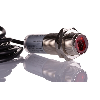 Sick Energetic Photoelectric Sensor, Barrel Sensor, 1 mm → 1.1 m Detection Range