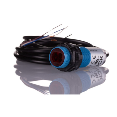 Sick Energetic Photoelectric Sensor, Barrel Sensor, 1 mm → 1.1 m Detection Range