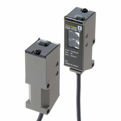 Omron Through Beam Photoelectric Sensor, Block Sensor, 30 m Detection Range