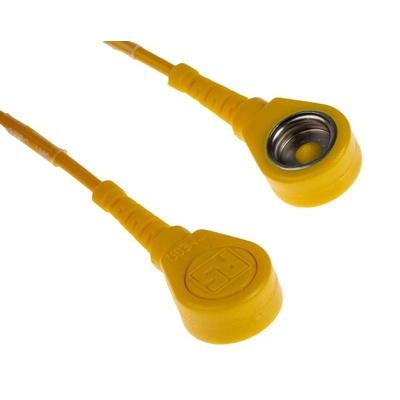 Connecting ESD Grounding Cord 10mm, 1.8m Coiled