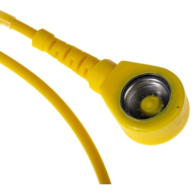 Connecting ESD Grounding Cord 10mm, 1.8m Coiled