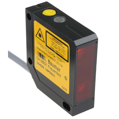 Baumer Diffuse Photoelectric Sensor, Block Sensor, 25 → 300 mm Detection Range