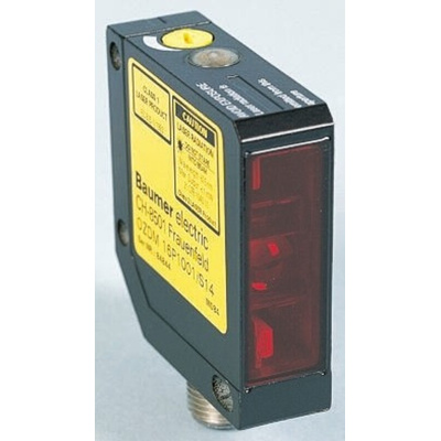 Baumer Diffuse Photoelectric Sensor, Block Sensor, 250 mm Detection Range