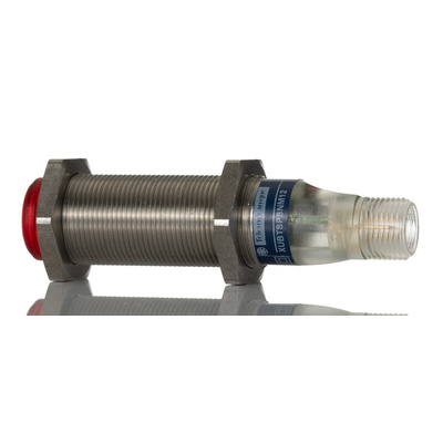 Telemecanique Sensors Retroreflective Photoelectric Sensor, Barrel Sensor, 1.4 m Detection Range