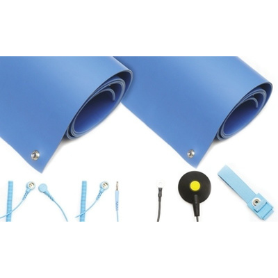 Blue Bench ESD-Safe Mat Kit, 2.4m x 1.2m x 3mm