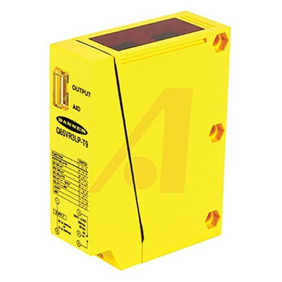 Banner Retroreflective Photoelectric Sensor, Block Sensor, 80 mm → 4.6 m Detection Range