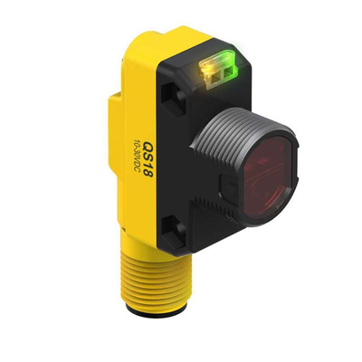 Banner Retroreflective Photoelectric Sensor, Barrel Sensor, 100 mm → 10 m Detection Range