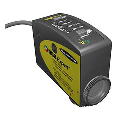 Banner Convergent Photoelectric Sensor, Block Sensor, 10 mm Detection Range