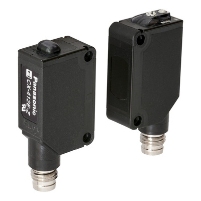 Panasonic Through Beam Photoelectric Sensor, Block Sensor, 15 m Detection Range