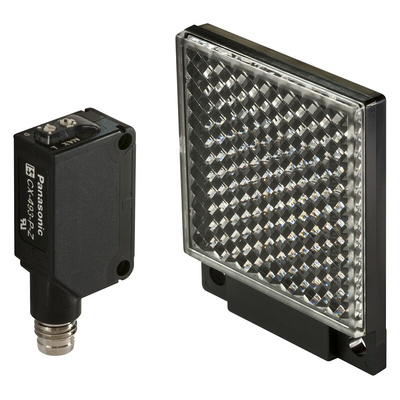 Panasonic Retroreflective Photoelectric Sensor, Block Sensor, 5 m Detection Range