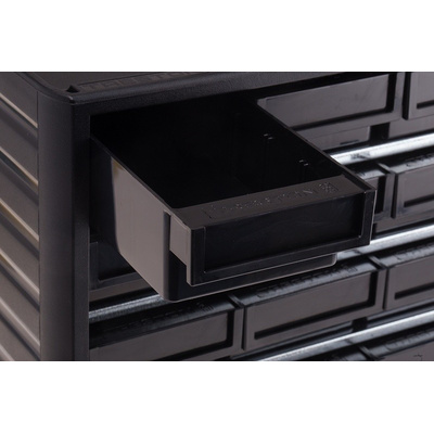 RS PRO 24 Drawer ESD Cabinet, 290 x 310 x 180mm