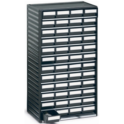 RS PRO 48 Drawer ESD Cabinet, 550 x 310 x 180mm