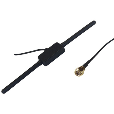 RF Solutions ANT-24G-DPL-SMA Whip WiFi Antenna with SMA Connector, WiFi