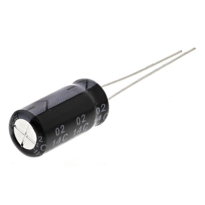 RS PRO 1000μF Aluminium Electrolytic Capacitor 16V dc, Radial, Through Hole