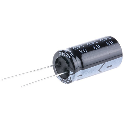 RS PRO 2200μF Aluminium Electrolytic Capacitor 35V dc, Radial, Through Hole