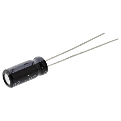 RS PRO 470nF Aluminium Electrolytic Capacitor 50V dc, Radial, Through Hole