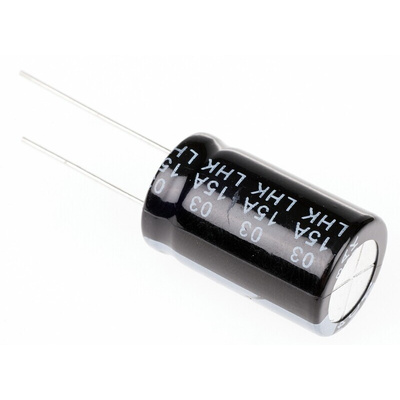 RS PRO 1000μF Aluminium Electrolytic Capacitor 50V dc, Radial, Through Hole