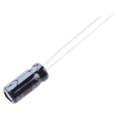 RS PRO 100nF Aluminium Electrolytic Capacitor 50V dc, Radial, Through Hole
