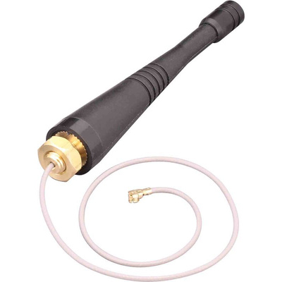 Linx ANT-B8-PW-QW-UFL Whip WiFi Antenna with UFL Connector, 2G (GSM/GPRS), 3G (UTMS), 4G (LTE)