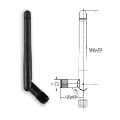 Ewon FAC90701_0000 Stubby WiFi Antenna, WiFi