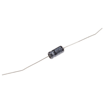 RS PRO 22μF Aluminium Electrolytic Capacitor 63V dc, Axial, Through Hole