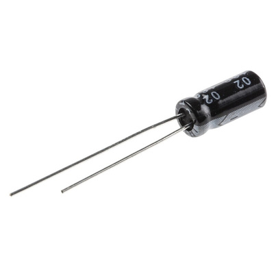 RS PRO 10μF Aluminium Electrolytic Capacitor 50V dc, Radial, Through Hole
