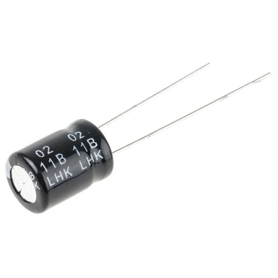 RS PRO 1μF Aluminium Electrolytic Capacitor 450V dc, Radial, Through Hole