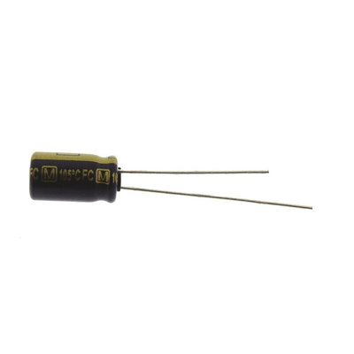 Panasonic 47μF Aluminium Electrolytic Capacitor 50V dc, Radial, Through Hole - EEUFC1H470