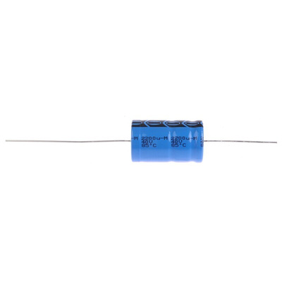 Vishay 2200μF Aluminium Electrolytic Capacitor 40V dc, Axial, Through Hole - MAL202117222E3
