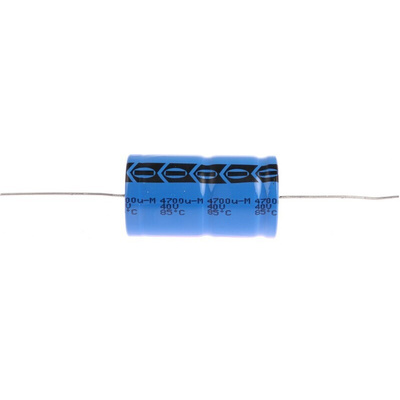 Vishay 4700μF Aluminium Electrolytic Capacitor 40V dc, Axial, Through Hole - MAL202117472E3