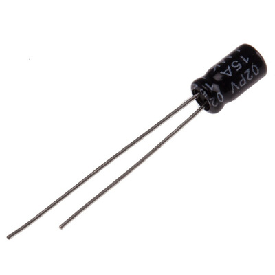RS PRO 4.7μF Aluminium Electrolytic Capacitor 50V dc, Radial, Through Hole