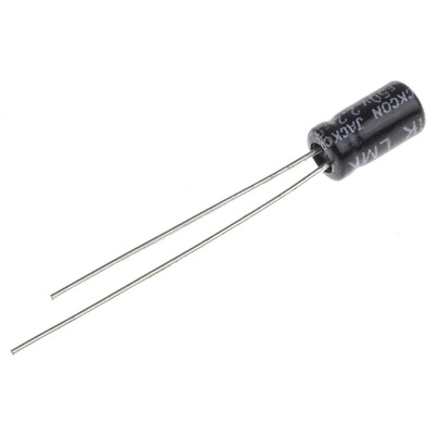 RS PRO 10μF Aluminium Electrolytic Capacitor 25V dc, Radial, Through Hole