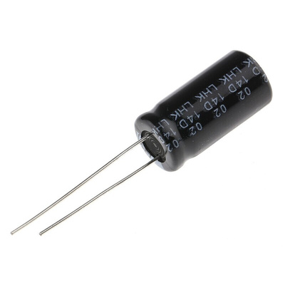 RS PRO 1500μF Aluminium Electrolytic Capacitor 16V dc, Radial, Through Hole