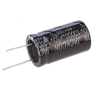 RS PRO 10000μF Aluminium Electrolytic Capacitor 50V dc, Radial, Through Hole